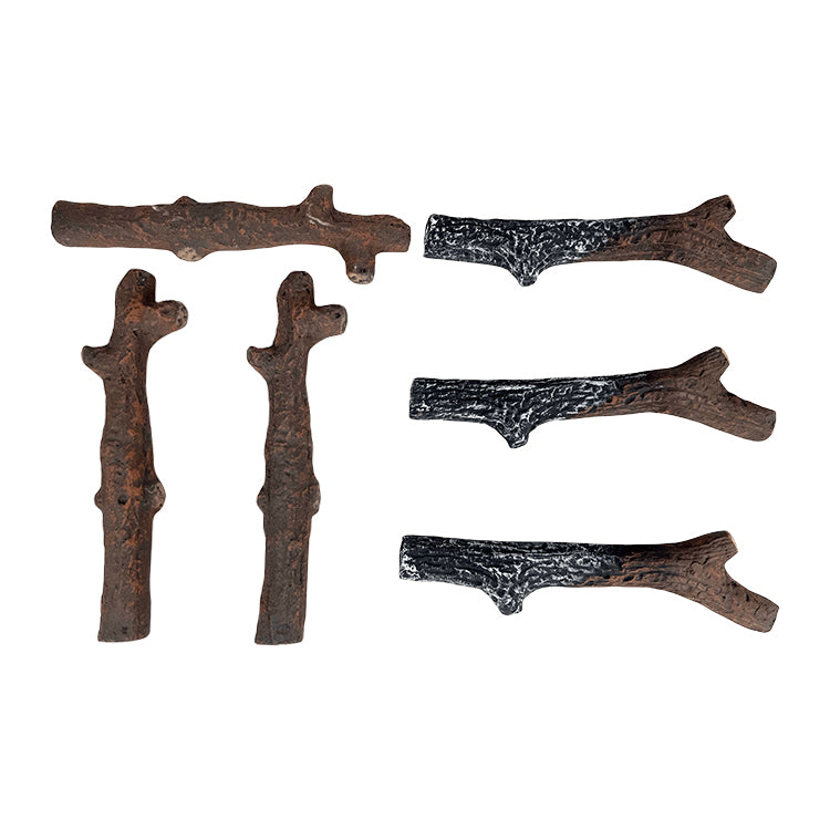 Troncos de madera cerámicos para chimeneas o estufas de gas Modelo: SUN-LMZ112