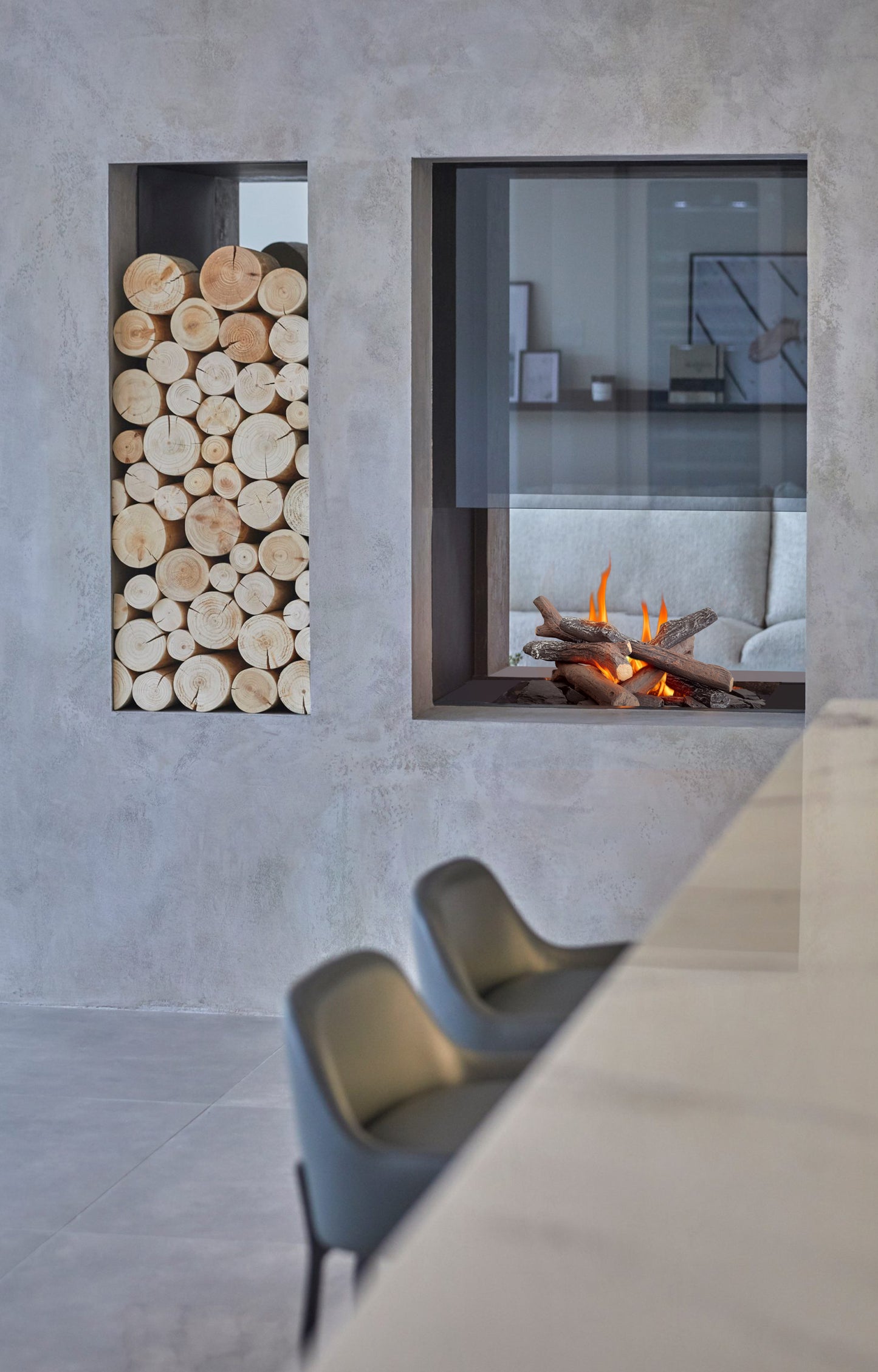 Troncos de madera cerámicos para chimeneas o estufas de gas Modelo: SUN-LMZ111