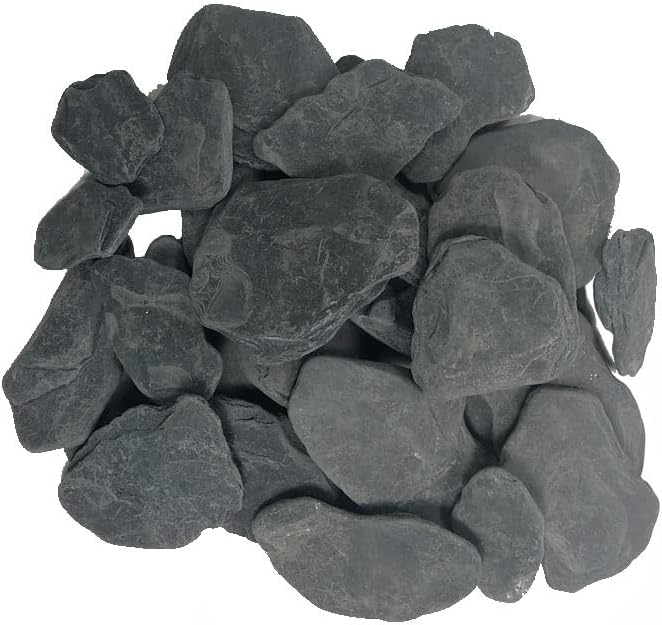 Pizarra rodada gris-negra