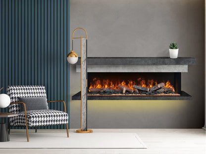 Troncos de Madera Cerámicos para Chimeneas y Estufas de Gas | Modelo SUN-LMZ098-1