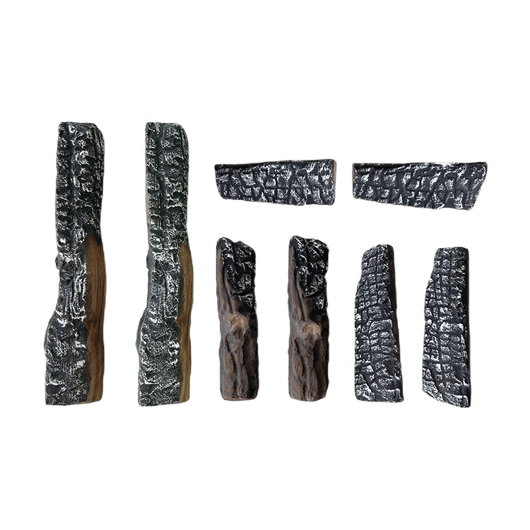 Troncos de madera cerámicos para chimeneas o estufas de gas Modelo: SUN-LMZ111