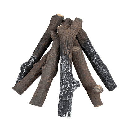 Troncos de Madera Cerámicos para Chimeneas y Estufas de Gas | Modelo SUN-LMZ112