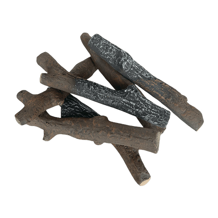 Troncos de madera cerámicos para chimeneas o estufas de gas Modelo: SUN-LMZ112