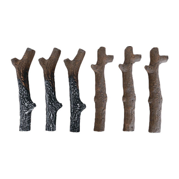 Troncos de madera cerámicos para chimeneas o estufas de gas Modelo: SUN-LMZ112