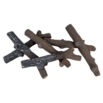 Troncos de Madera Cerámicos para Chimeneas y Estufas de Gas | Modelo SUN-LMZ112