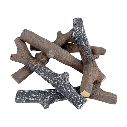 Troncos de Madera Cerámicos para Chimeneas y Estufas de Gas | Modelo SUN-LMZ112