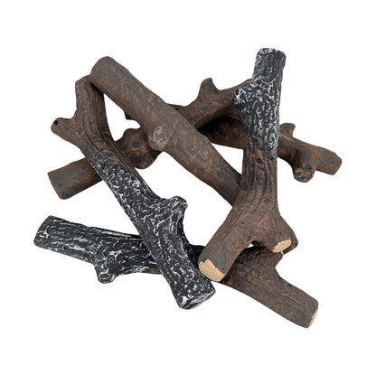 Troncos de Madera Cerámicos para Chimeneas y Estufas de Gas | Modelo SUN-LMZ112