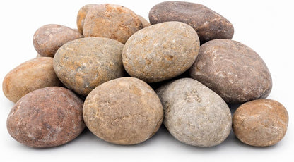 Piedra Río Colores | 40/60 mm Decorativa Multicolor para Jardín, estanques y Macetas
