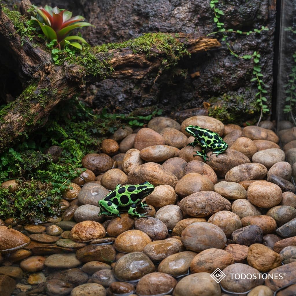 Piedra Río Colores | 40/60 mm Decorativa Multicolor para Jardín, estanques y Macetas