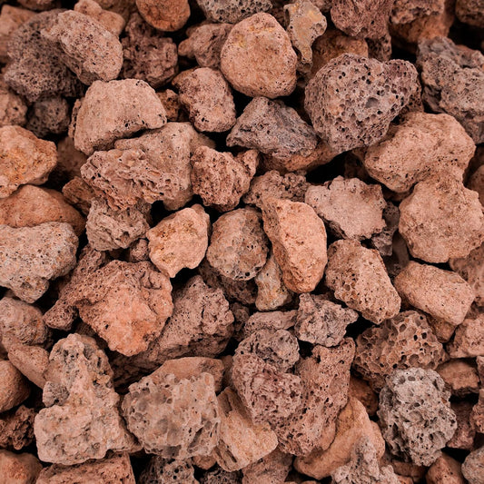 Piedra Volcánica Roja 20-30 mm | Decoración para Jardín, Macetas y Paisajismo
