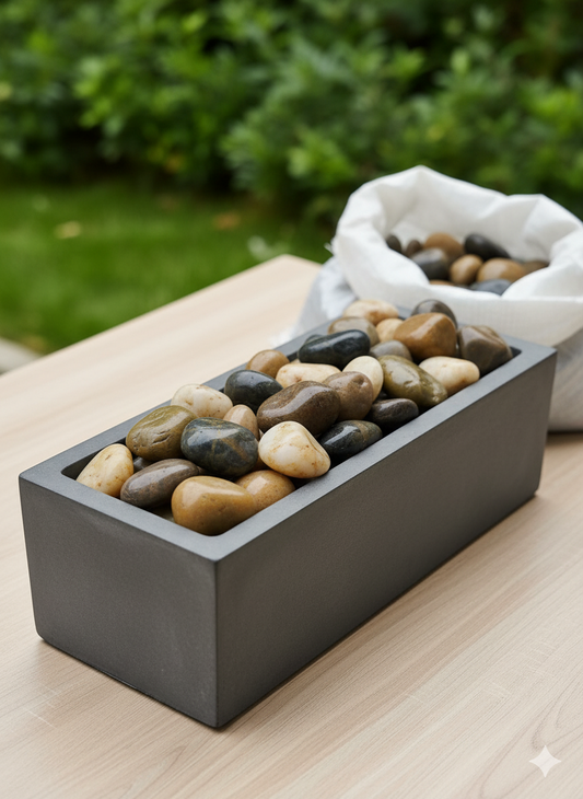 Piedras colores variados alto pulido