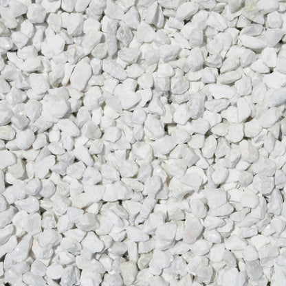 Piedra Blanca tipo Grava 8-12 mm | para Jardín, Macetas y Decoración