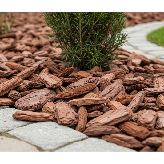 Corteza de Pino Decorativa 10 litros | 40-60 mm para Jardín y Macetas