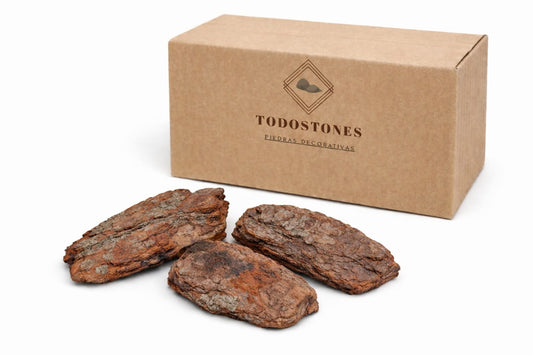 Corteza de pino para cama de reptiles y anfibios