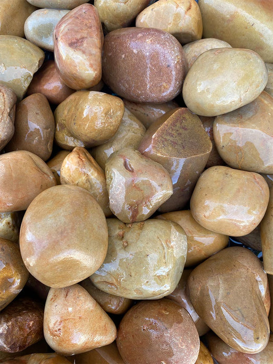 Piedra Río Colores | 40/60 mm Decorativa Multicolor para Jardín, estanques y Macetas