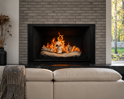 Calabera Cerámica para Chimeneas y Estufas de Gas | Modelo SUN-LMZ023